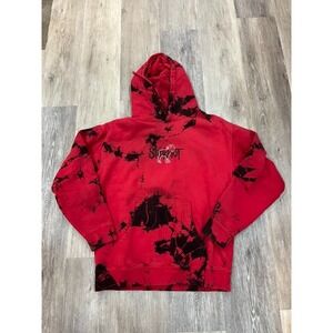 Slipknot x Brooklyn Projects "GOAT" Red Tie Dye Hoodie Hooded Sweatshirt Size L